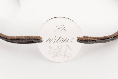 Bracelet personnalisé gravé pour homme