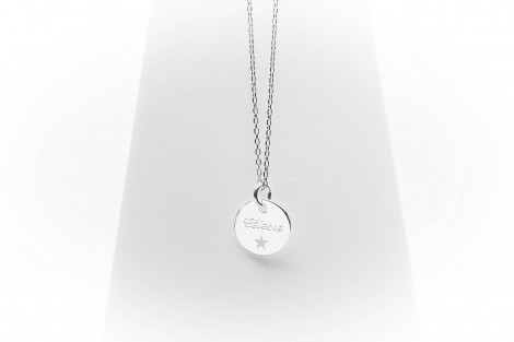 Collier Céleste petite médaille