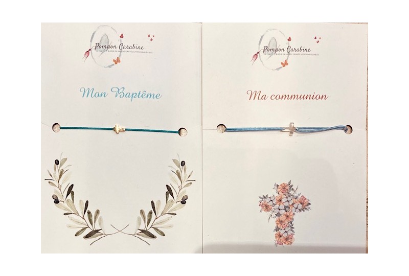 Bracelet bapteme et communion